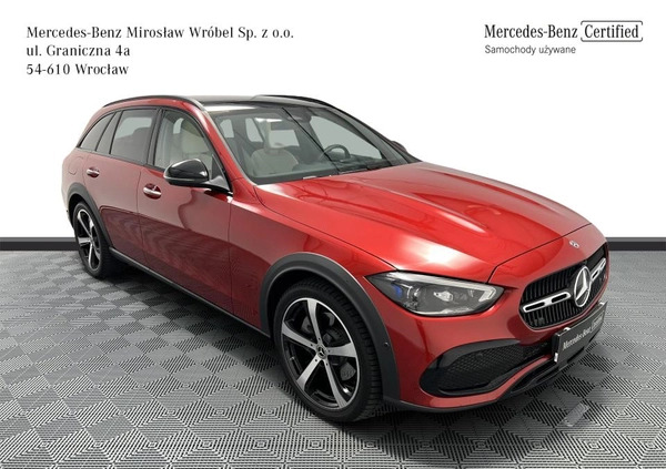 Mercedes-Benz Klasa C cena 289900 przebieg: 8000, rok produkcji 2022 z Wrocław małe 497